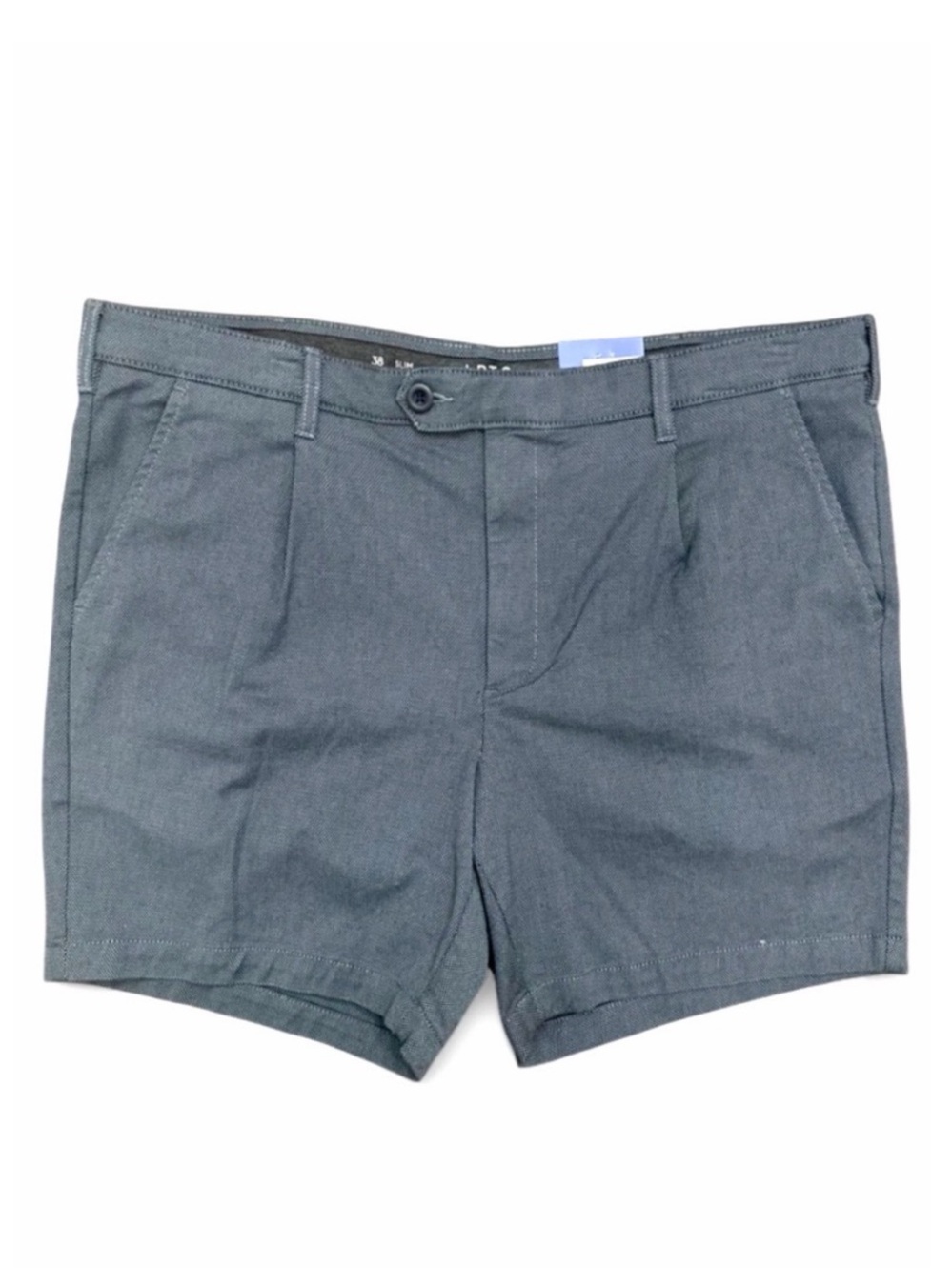 Apt. 9 Navy Pleated-Front 7” Inseam Men’s Performance Shorts Sz. Waist 38” (NWT)